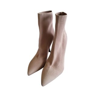 New Marc Fisher Sock Pull On Stilleto Heel Pointed Toe Booties Size 11